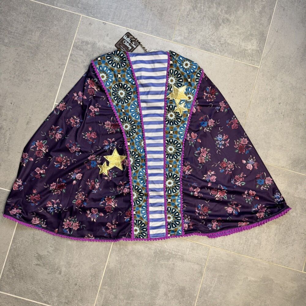 Matilda Jane Calling All Superheroes Cape Sz M 6/8 NWT